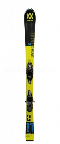 VOLKL LYŽE RACETIGER GS JR MARKER 7,0 BLK/LIME