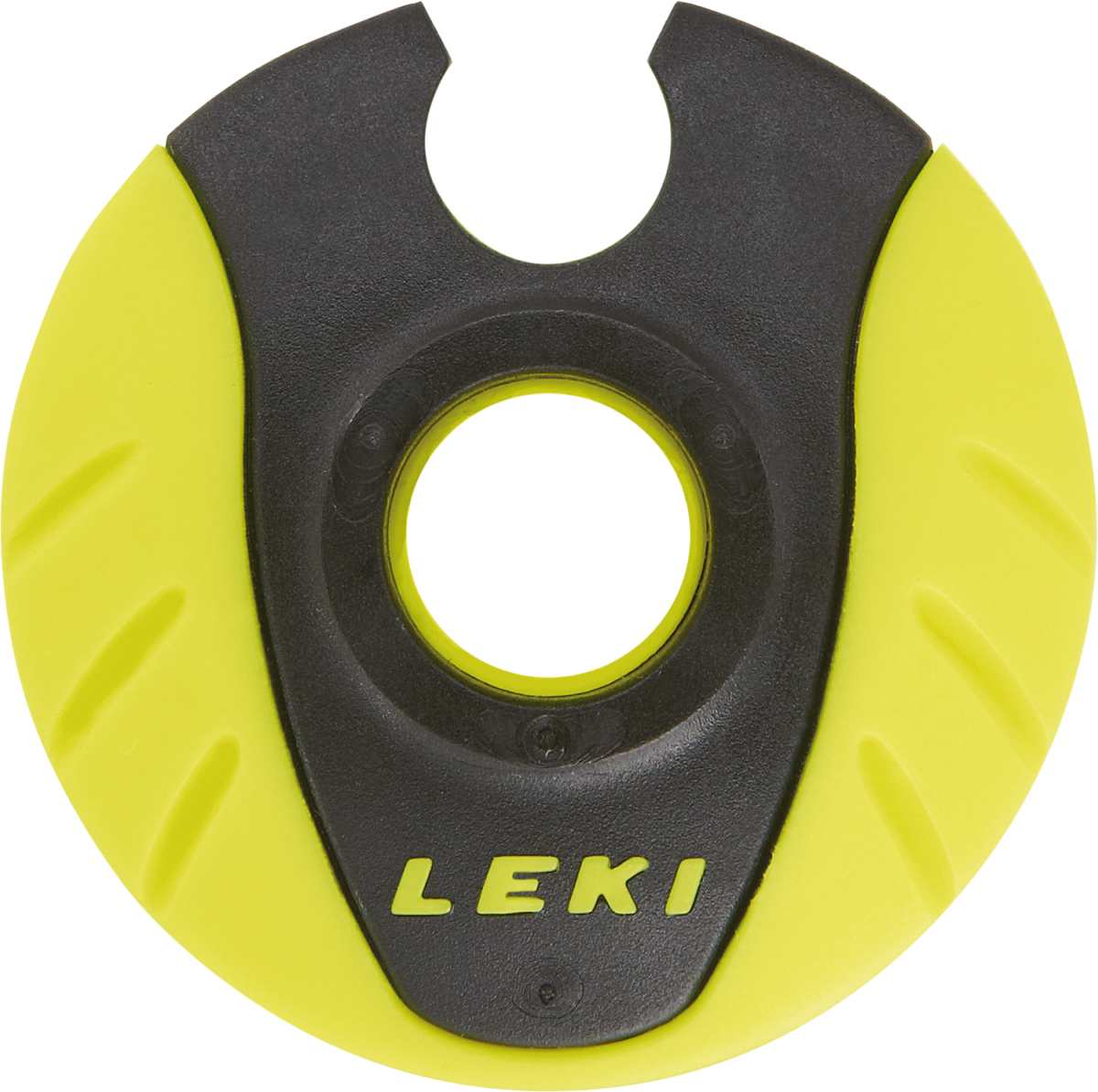 LEKI ALPINE BASKET " COBRA" BLACK-NEONYELLOW 50MM