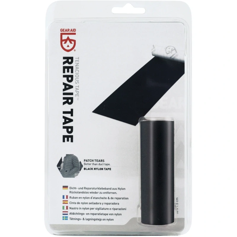 TENACIOUS SEALING AND REPAIR TAPE BLACK NYLON ZÁPLATA