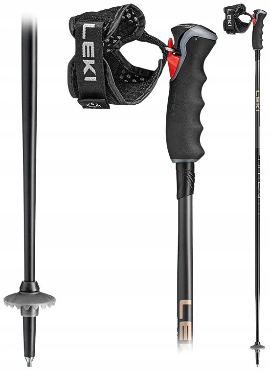 LEKI PALICE ARTENA AIRFOIL 3D BLK/ROSEGOLD