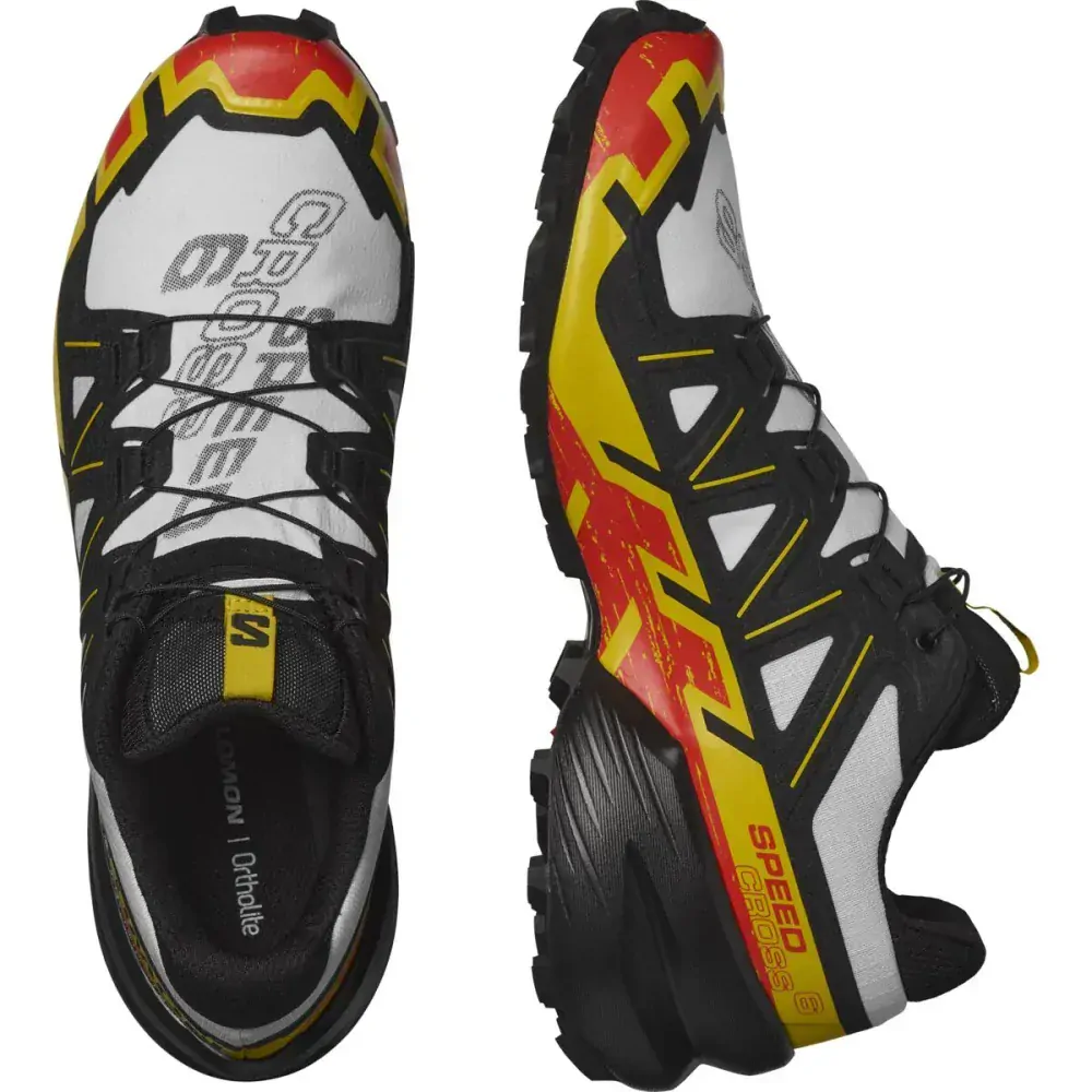 SALOMON OBUV SPEEDCROSS 6 WHI/BLK/YELL