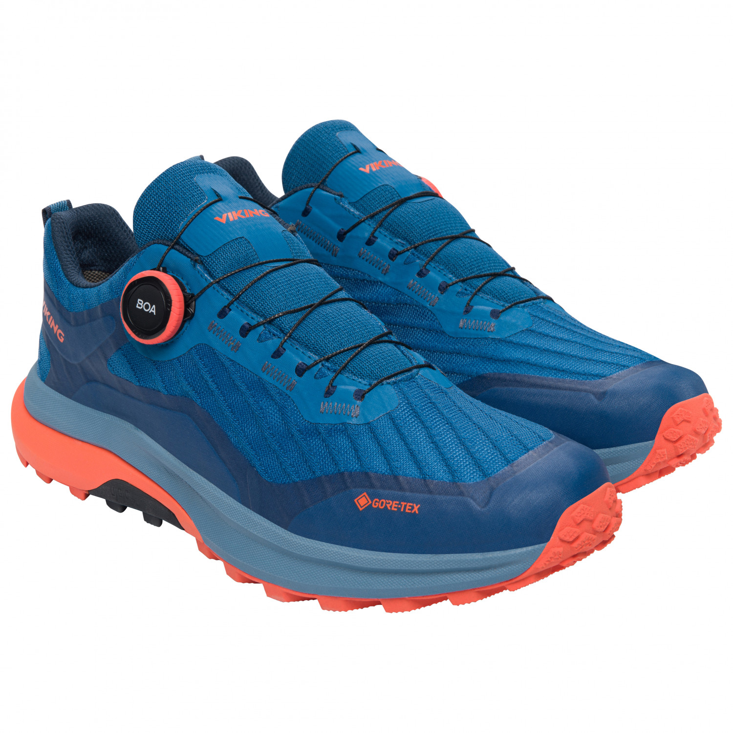 VIKING ANACONDA TRAIL LOW GTX BOA  OCEAN/ORANGE 
