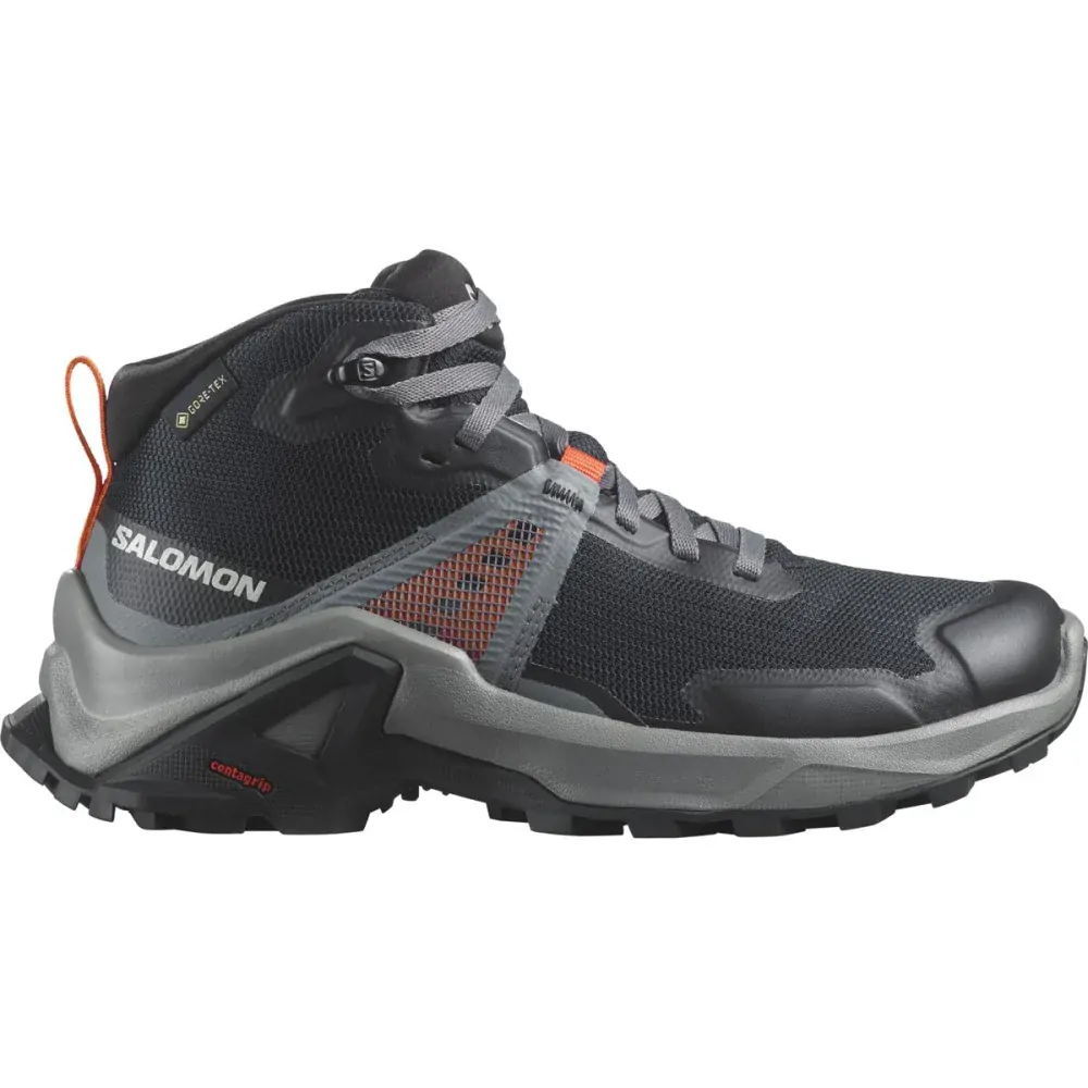 SALOMON X RAISE MID GTX J BLACK/QUSH/DRFIRE