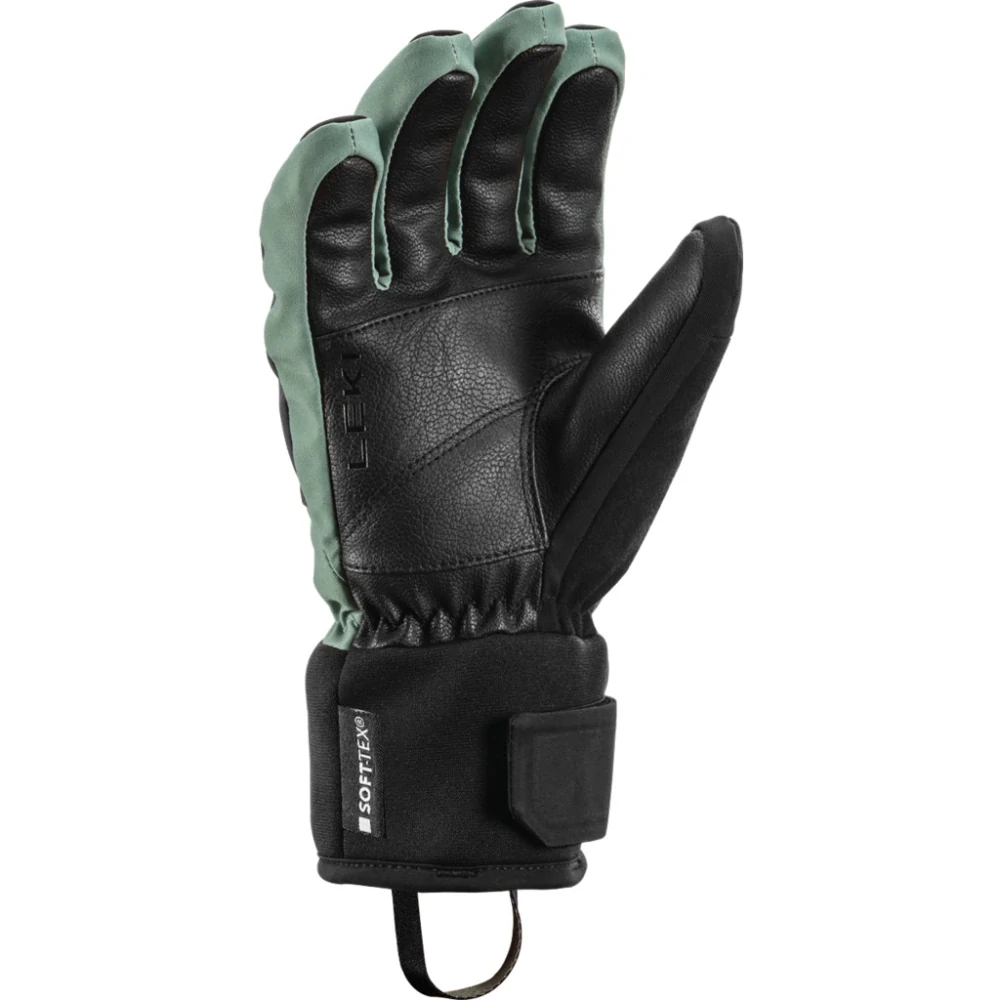 LEKI RUKAVICE BIRD GTX JR BLK/DUSTY GREEN