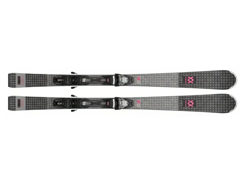 VOLKL LYŽE FLAIR ELITE BLK/FUCHSIA +  VMOT10 GW L