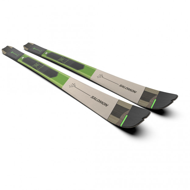 SALOMON LYŽE MTN 86 PRO + SKINS BLK/GREEN 