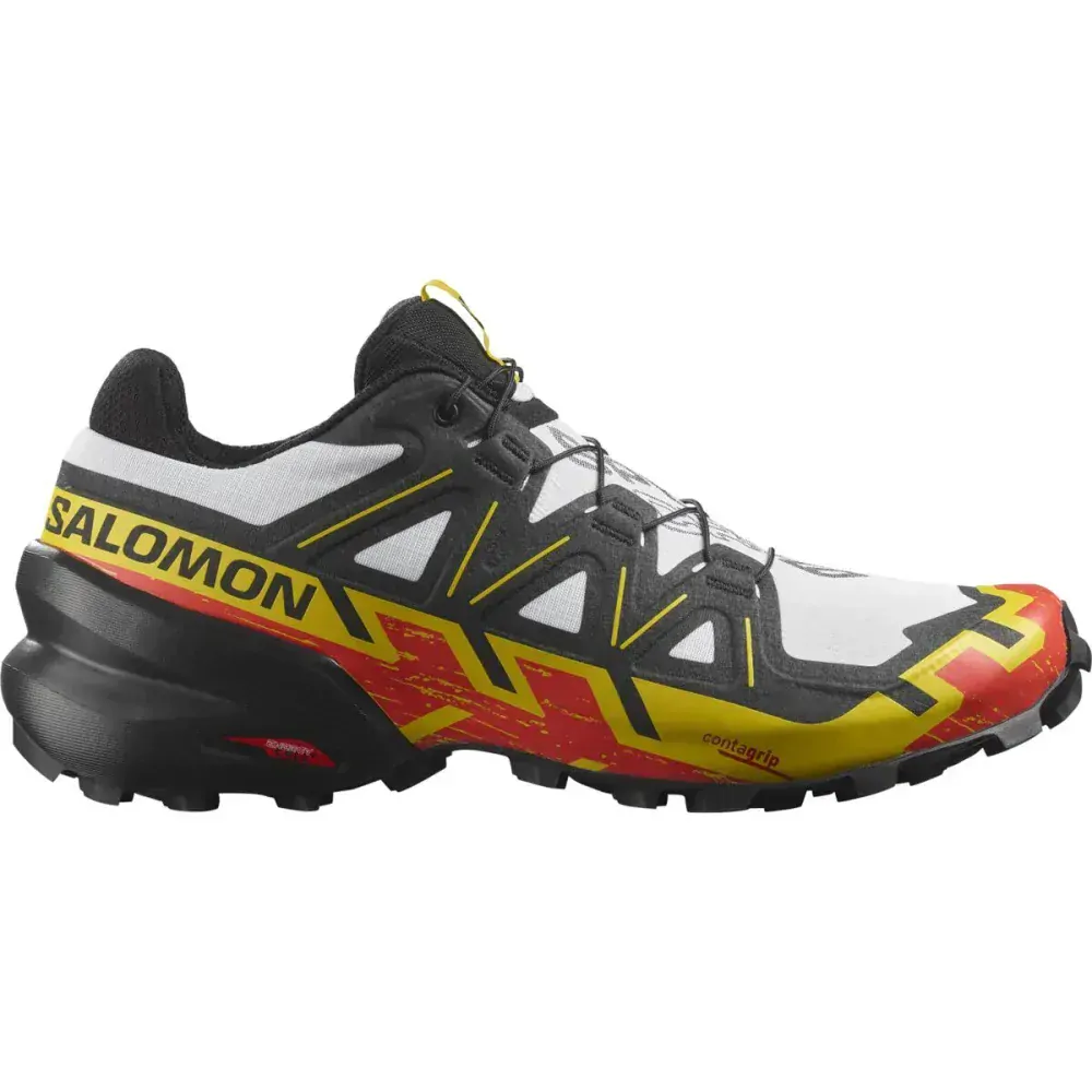 SALOMON OBUV SPEEDCROSS 6 WHI/BLK/YELL