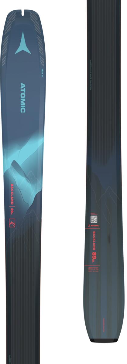 ATOMIC SKIALP LYŽE BACKLAND 89 SLW + SKINS 88/89 BLU/BLK