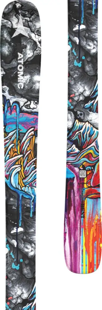 ATOMIC LYŽE BENT JR 110-130 BLK/MULTICOLOR