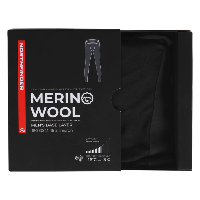 NORTHFINDER MERINO 5052 LEGÍNY GENERAL BLK