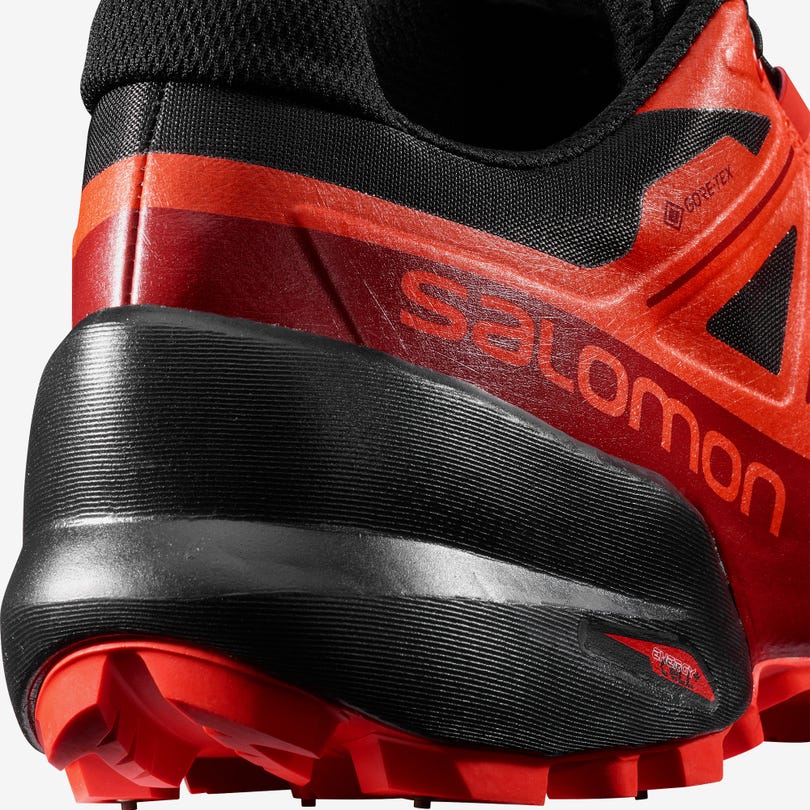 SALOMON OBUV SPIKECROSS 5 GTX BLACK/RACRD/RED