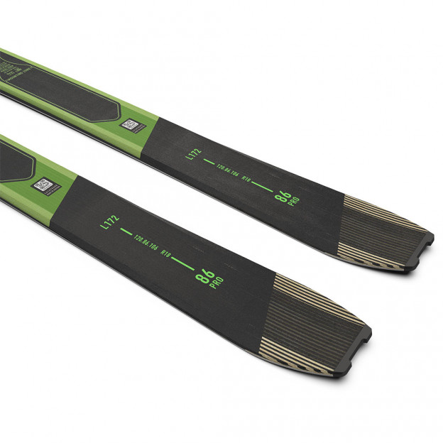 SALOMON LYŽE MTN 86 PRO + SKINS BLK/GREEN 