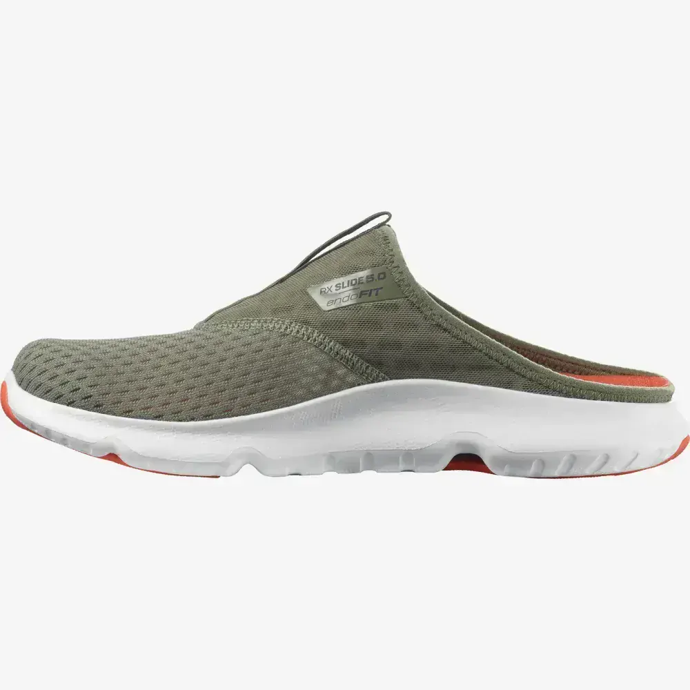 SALOMON OBUV REELAX SLIDE 5.0 DEEP LICHEN GREEN 