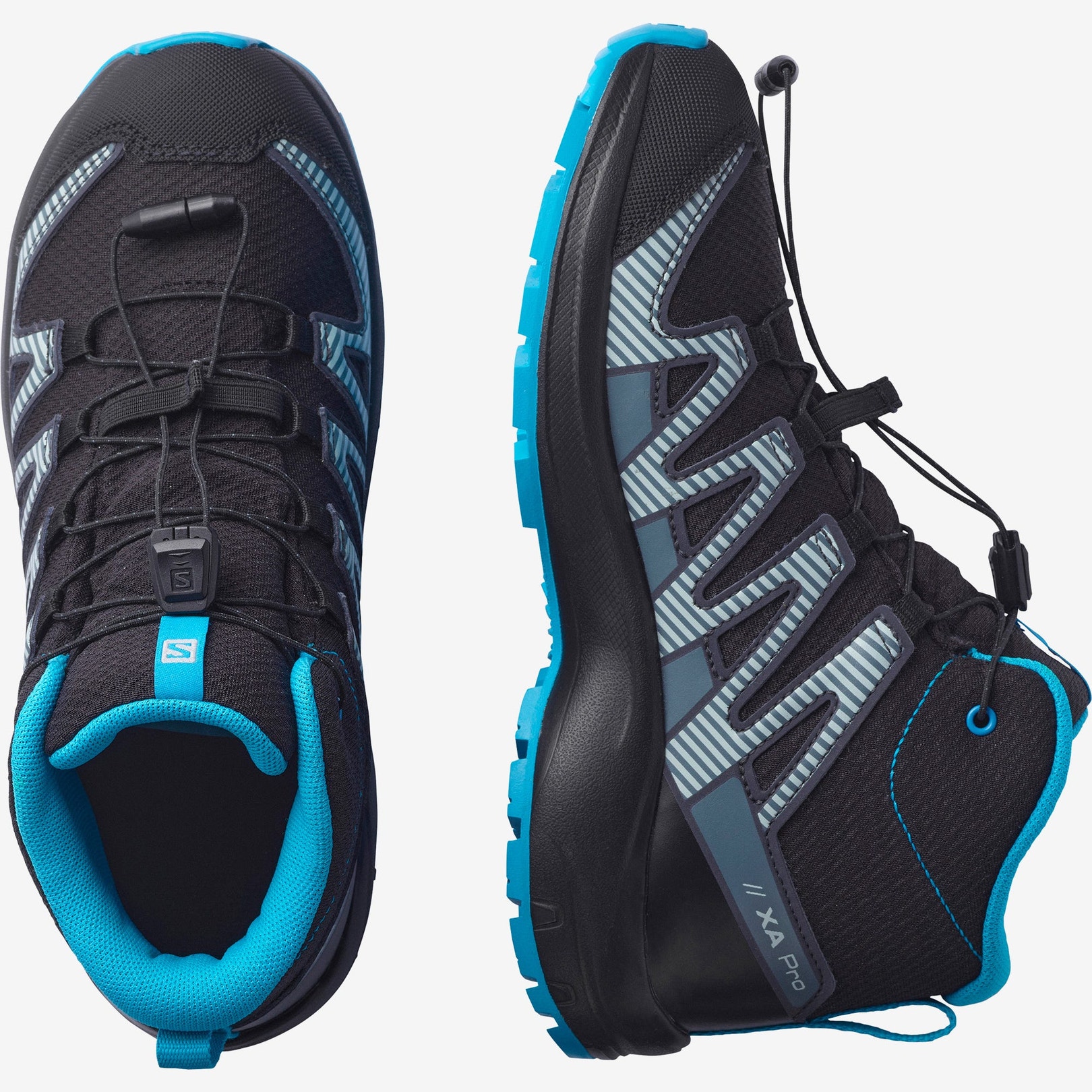 SALOMON OBUV XA PRO V8 MID CSWPJ BLACK/MONUMENT