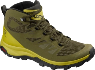 SALOMON OUTLINE MID GTX BURNT OLIVCITR