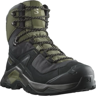 SALOMON OBUV QUEST ELEMENT GTX BLK/DEEP OLIVE