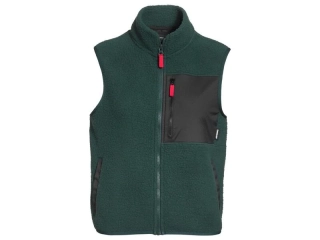 ATOMIC FLEECE W VESTA DARKGREEN/BLACK