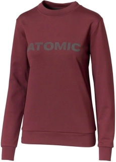 ATOMIC  SWEATER MAROON W  RED