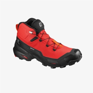 SALOMON OBUV CROSS HIKE MID GTX RED/BLK
